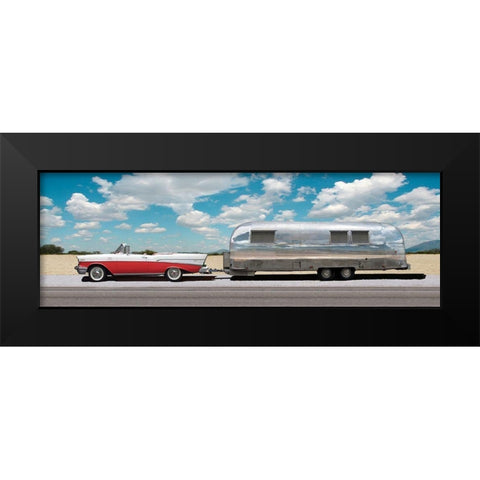 Ready to Go Black Modern Wood Framed Art Print by Gasoline Images