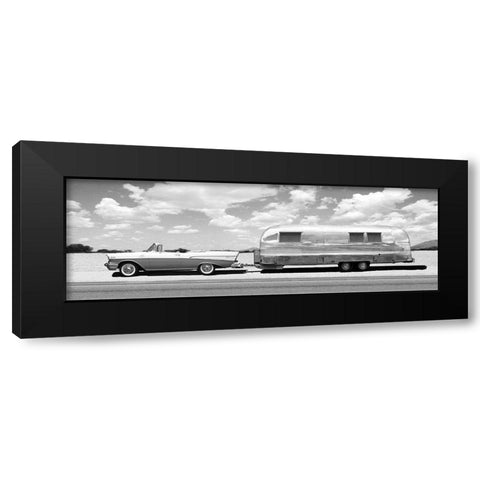 Ready to Go - BW Black Modern Wood Framed Art Print by Gasoline Images
