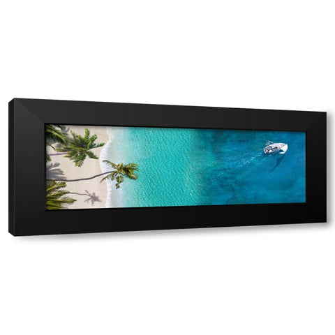 Sailing Away Black Modern Wood Framed Art Print with Double Matting by Pangea Images