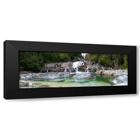 Lower Myra Falls Vancouver Island British Columbia Canada Black Modern Wood Framed Art Print with Double Matting by Nizamov, Shamil