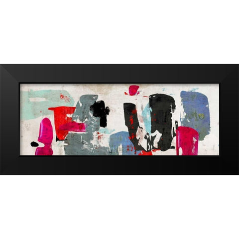 Supersonic Black Modern Wood Framed Art Print by Munson, Anne