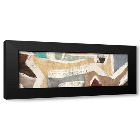 Comfort Zone Black Modern Wood Framed Art Print by Anne, Munson