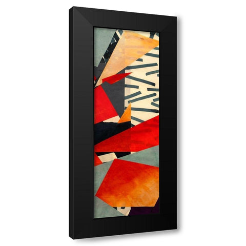 BeBop Panel II Black Modern Wood Framed Art Print with Double Matting by Bacci, Leonardo
