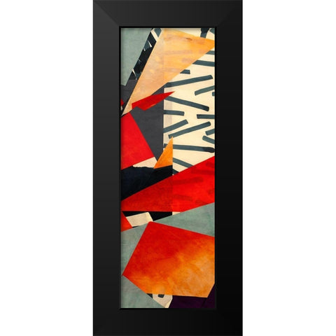 BeBop Panel II Black Modern Wood Framed Art Print by Bacci, Leonardo
