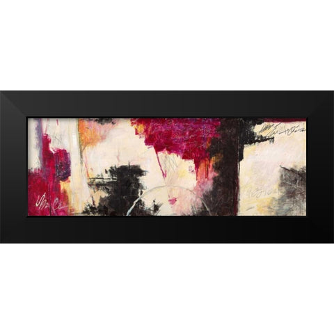 Passion Black Modern Wood Framed Art Print by Olin, Chaz