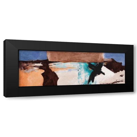 Bahamas Black Modern Wood Framed Art Print by Olin, Chaz