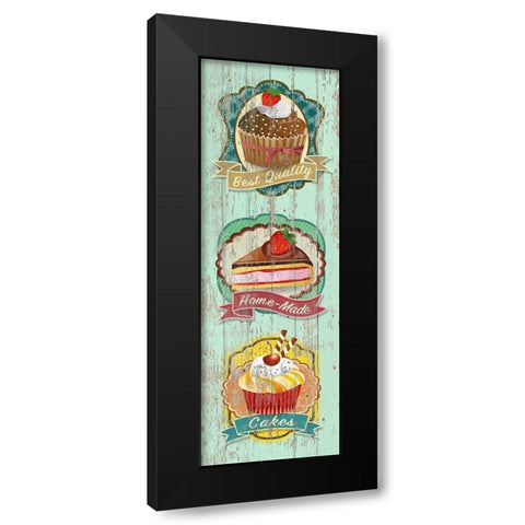 Best Quality Cakes Black Modern Wood Framed Art Print by Skip Teller