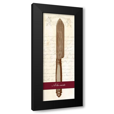 A la carte Black Modern Wood Framed Art Print by Dellal, Remy