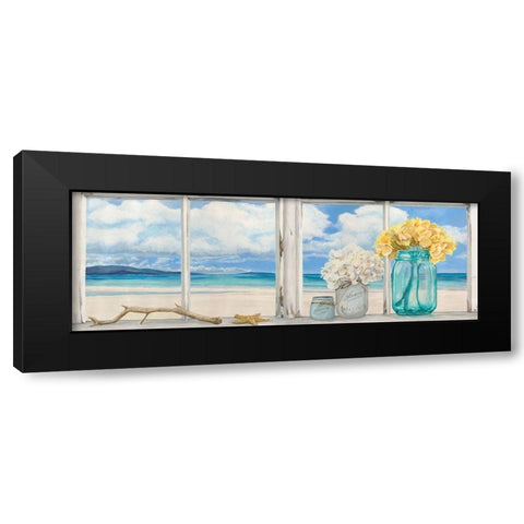 Atlantique (detail) Black Modern Wood Framed Art Print with Double Matting by Dellal, Remy