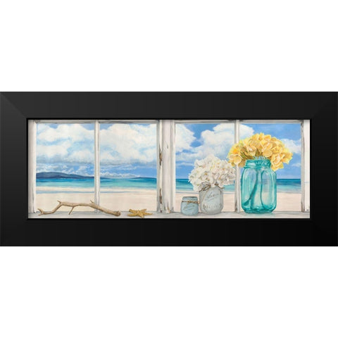 Atlantique (detail) Black Modern Wood Framed Art Print by Dellal, Remy