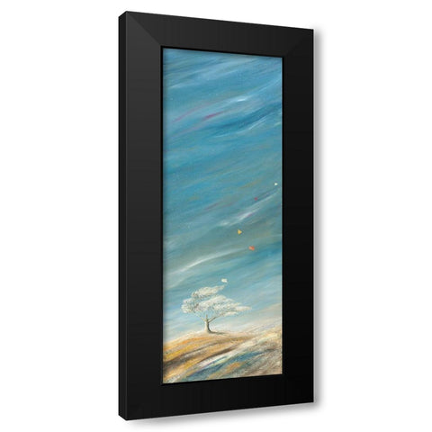 Soffio damore Black Modern Wood Framed Art Print by Larotonda, Donato