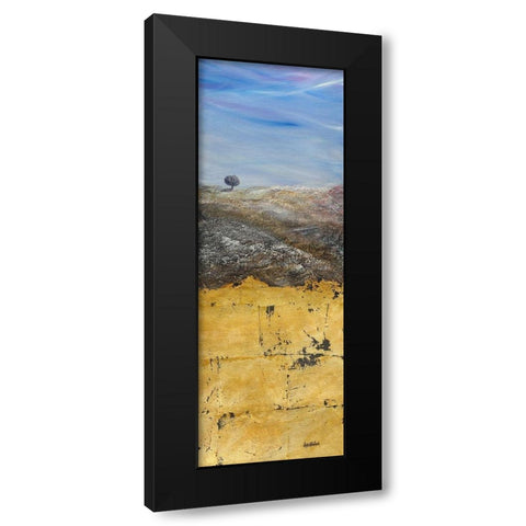 Solitario Black Modern Wood Framed Art Print with Double Matting by Larotonda, Donato