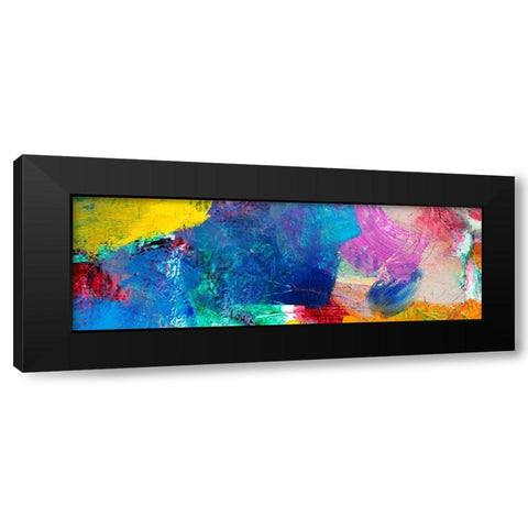 Painted Thought I  Black Modern Wood Framed Art Print with Double Matting by Dansop