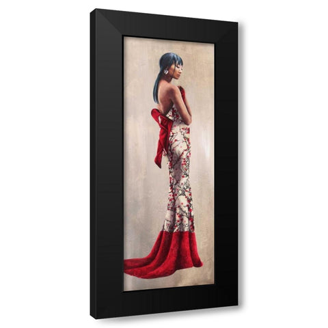 Princesse d Asie Black Modern Wood Framed Art Print by Duval, Sonya