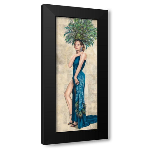 Deco Princess I Black Modern Wood Framed Art Print by Duval, Sonya