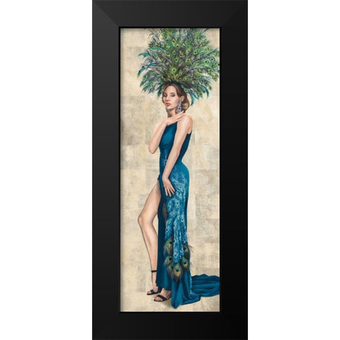 Deco Princess I Black Modern Wood Framed Art Print by Duval, Sonya