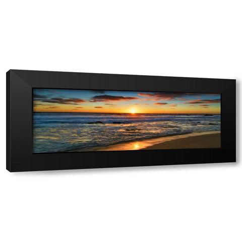 Sunset, Leeuwin National Park, Australia Black Modern Wood Framed Art Print by Krahmer, Frank