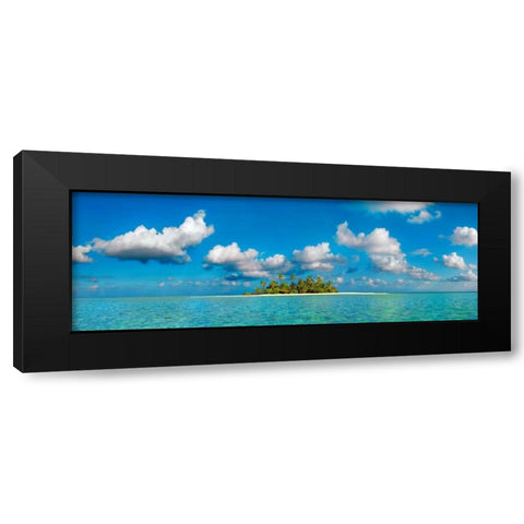 South Male Atoll, Maldives Black Modern Wood Framed Art Print with Double Matting by Krahmer, Frank