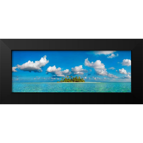 South Male Atoll, Maldives Black Modern Wood Framed Art Print by Krahmer, Frank