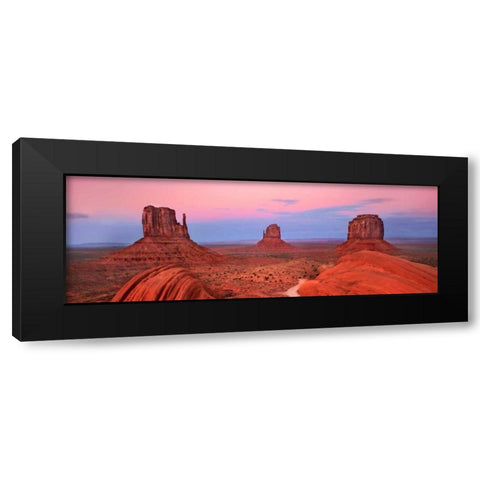 Mittens in Monument Valley, Arizona Black Modern Wood Framed Art Print by Krahmer, Frank