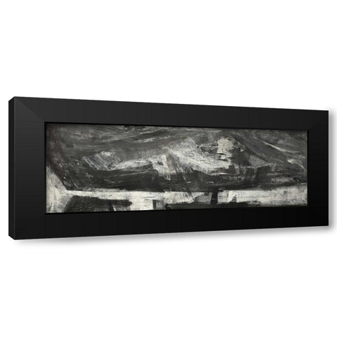 Sfumature di grigio I Black Modern Wood Framed Art Print by Corrado, Italo