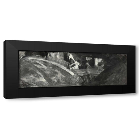 Sfumature di grigio II Black Modern Wood Framed Art Print with Double Matting by Corrado, Italo