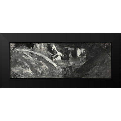 Sfumature di grigio II Black Modern Wood Framed Art Print by Corrado, Italo