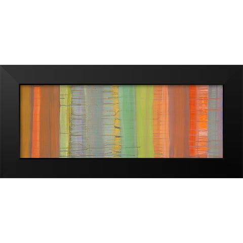 Tropicale Black Modern Wood Framed Art Print by Corrado, Italo