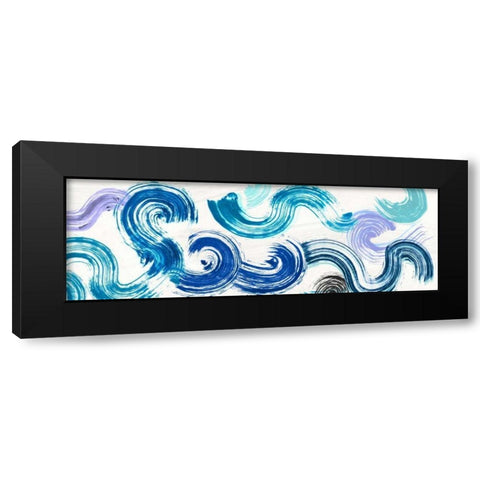 Ocean Almighty Black Modern Wood Framed Art Print by Ikeda, Haru