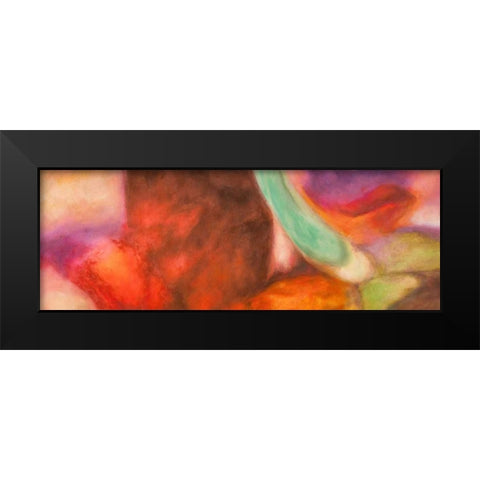 Nirvana Black Modern Wood Framed Art Print by Demos, Jean-Luc