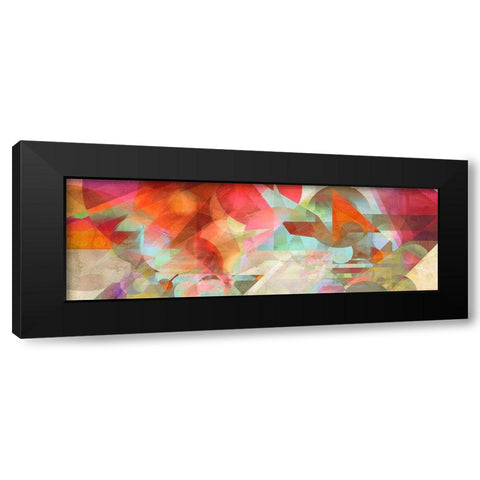 Loco-Motion Black Modern Wood Framed Art Print with Double Matting by Kaj, Rama
