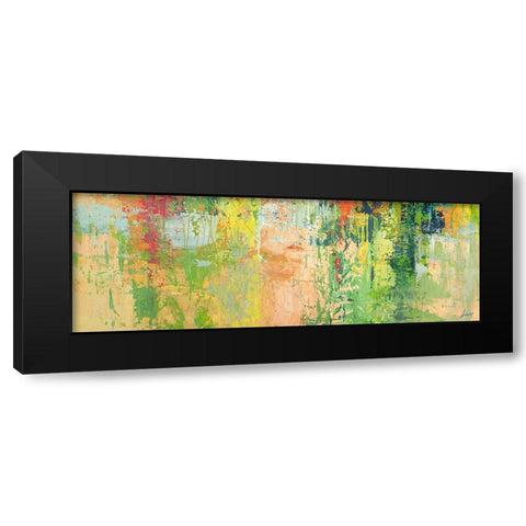 Jungla Black Modern Wood Framed Art Print with Double Matting by Lucas