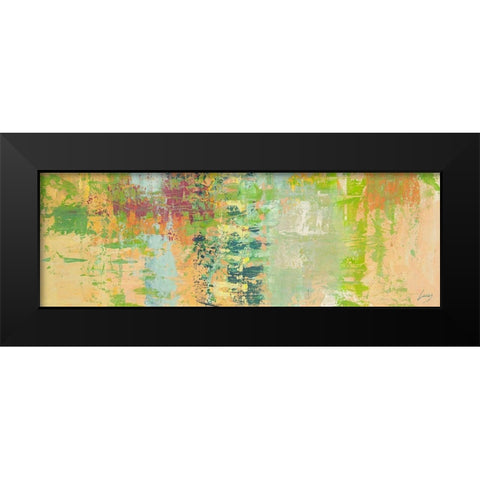 Natura Black Modern Wood Framed Art Print by Lucas