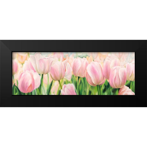 Primavera Black Modern Wood Framed Art Print by Villa, Luca