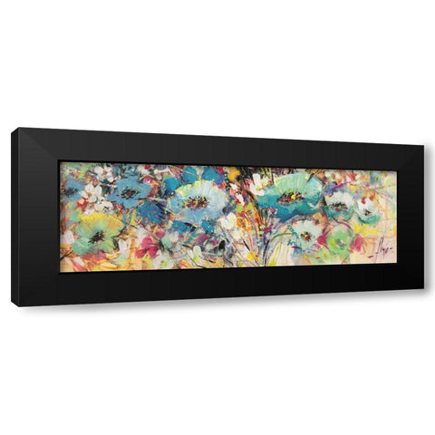 Campo di fiori in Primavera II (detail) Black Modern Wood Framed Art Print with Double Matting by Florio, Luigi