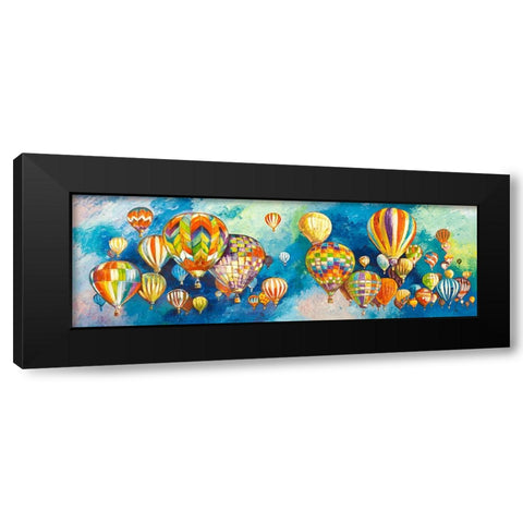 Sospesi nel cielo Black Modern Wood Framed Art Print by Florio, Luigi