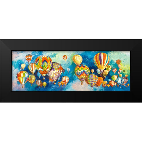 Sospesi nel cielo Black Modern Wood Framed Art Print by Florio, Luigi