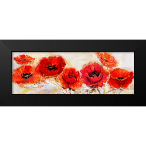 Fiori d agosto Black Modern Wood Framed Art Print by Florio, Luigi