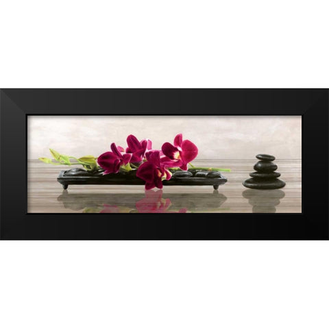 Elevate Black Modern Wood Framed Art Print by Mills, Shin