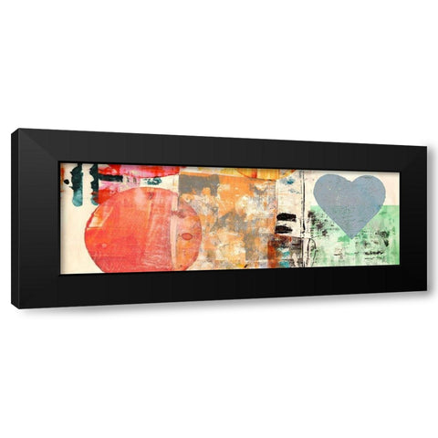 Pop Love #2 (detail) Black Modern Wood Framed Art Print with Double Matting by Winkel, Peter
