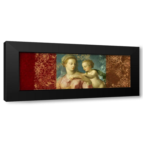 Holy Virgin-after Bronzino Black Modern Wood Framed Art Print with Double Matting by Roux, Simon