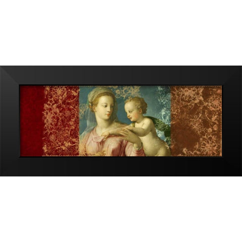 Holy Virgin-after Bronzino Black Modern Wood Framed Art Print by Roux, Simon