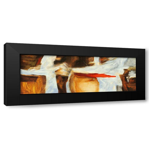 The sound of wood Black Modern Wood Framed Art Print with Double Matting by Stone, Jim