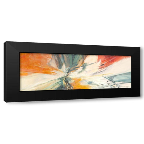 Twist and Shout Black Modern Wood Framed Art Print by Jim, Stone
