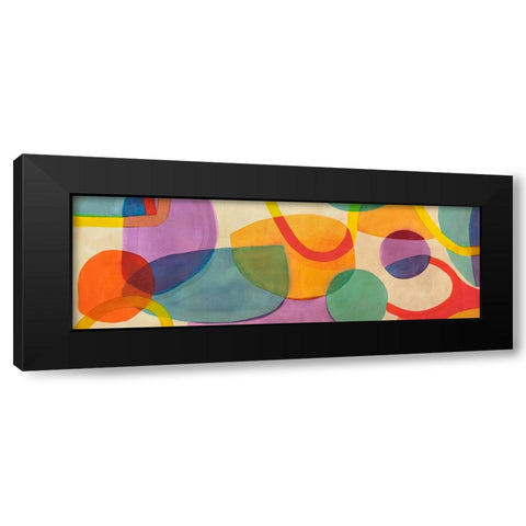 Pavilion Black Modern Wood Framed Art Print with Double Matting by Roja, Steve