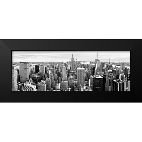 Midtown Manhattan, NYC Black Modern Wood Framed Art Print by Ratsenskiy, Vadim