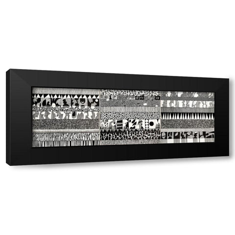 Partitura I Black Modern Wood Framed Art Print by Teruzzi, Vittorio
