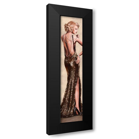Red Carpet Black Modern Wood Framed Art Print with Double Matting by Duval, Sonya