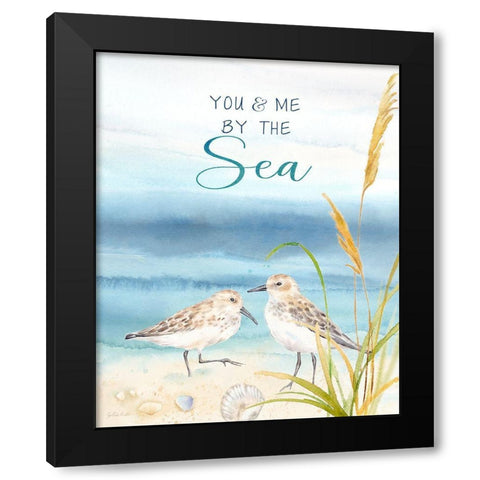 By the Seashore VII Black Modern Wood Framed Art Print by Coulter, Cynthia