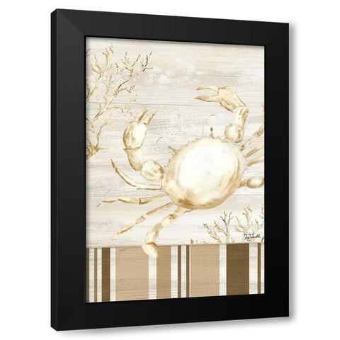 Calm Shores XI Black Modern Wood Framed Art Print by Tre Sorelle Studios